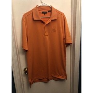 Monterey Club Sz M Orange TPC Michigan Polo Golf Shirt